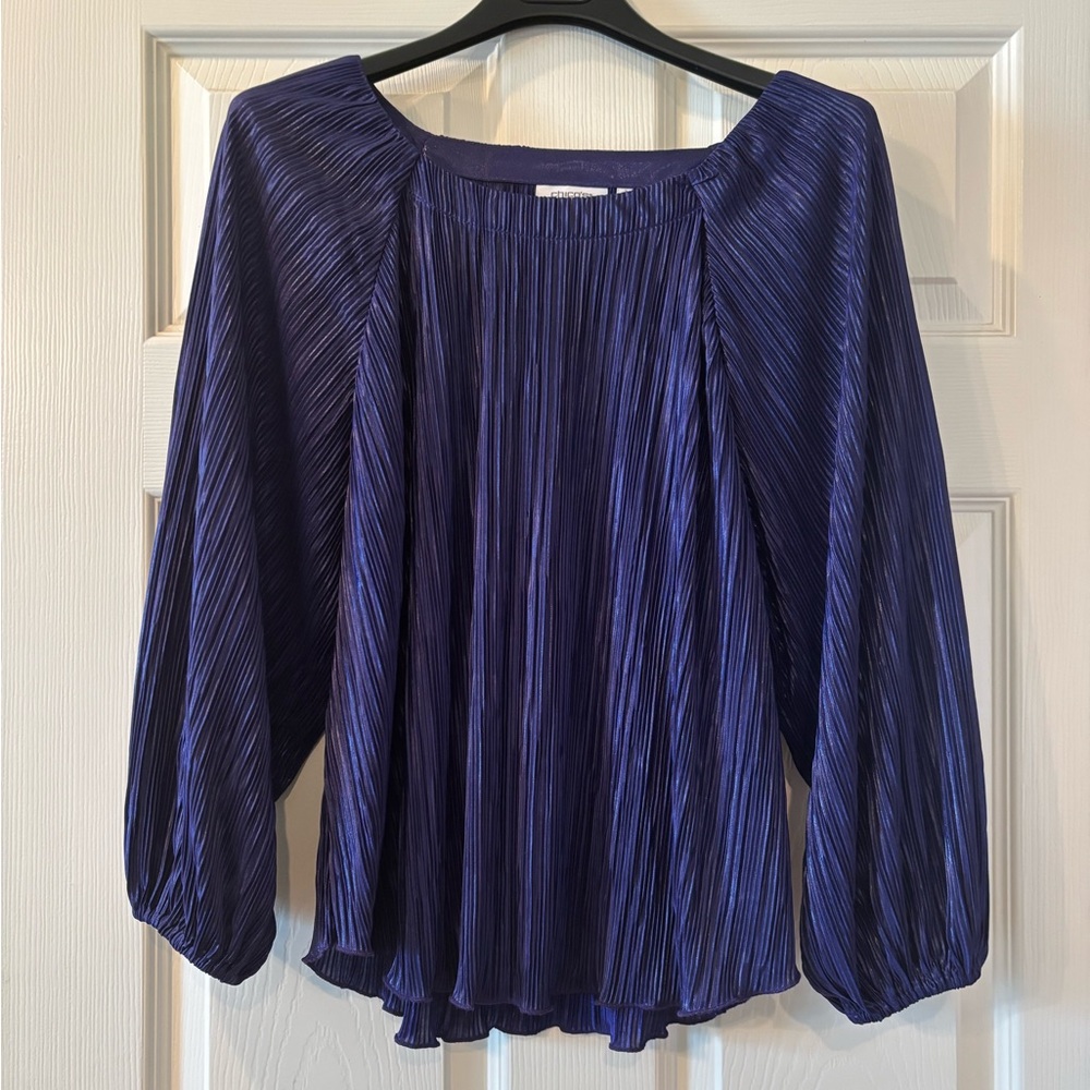 Chico’s Gorgeous Purple Women's Blouse Size L